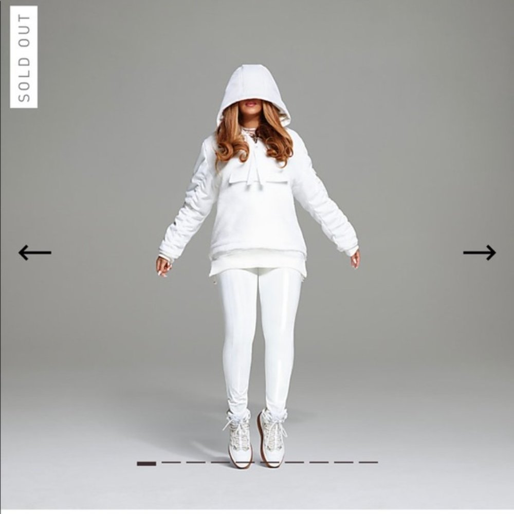 IVY Park x adidas (Unisex) 1/2 Zip Quilted Sherpa Jacket H18974 - Picture 11 of 14